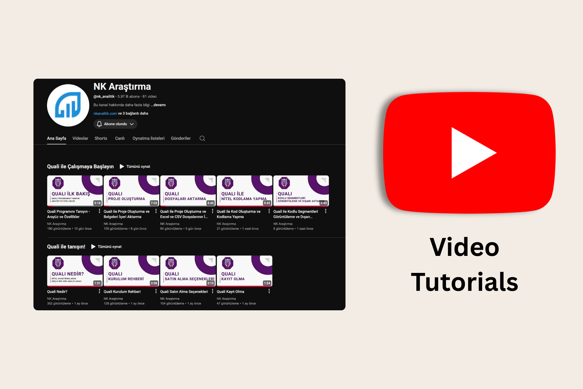 YouTube Tutorials